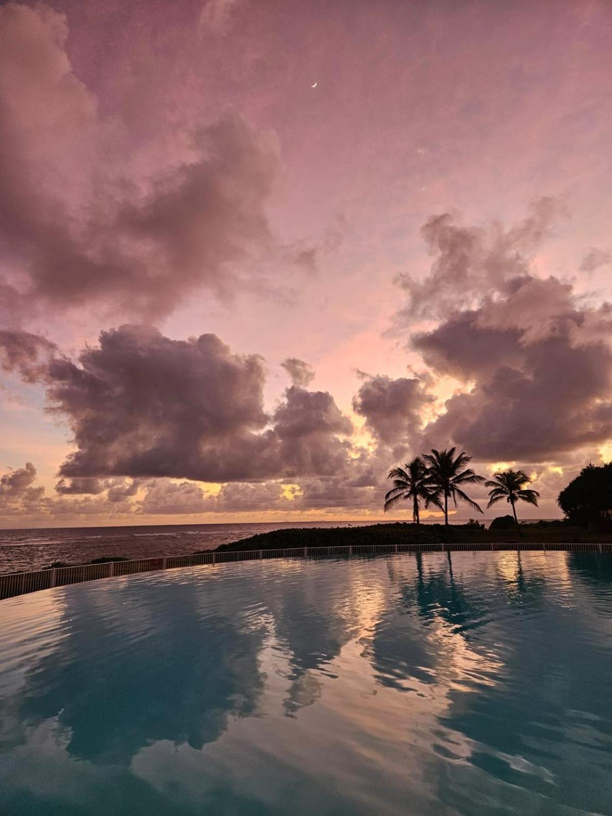 Guadeloupe- Saint-Francois- Residence Anse Des Rochers - Appartement Quart De Villa Etage - Vue Mer- 4 Personnes - Lit Bebe Sur Demande - Citerne Et Wifi Prives -Animaux Ok-Acces Plage Direct -Apnee Bien-Etre Experience Sur Demande Avec Instructeur A Esterno foto