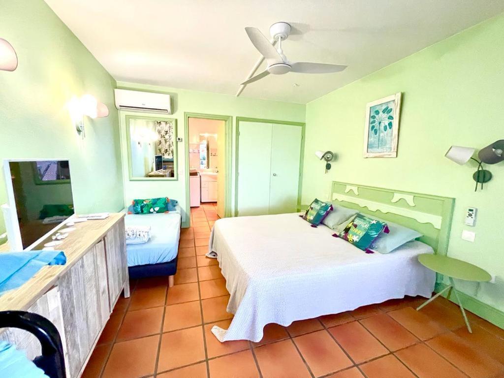 Guadeloupe- Saint-Francois- Residence Anse Des Rochers - Appartement Quart De Villa Etage - Vue Mer- 4 Personnes - Lit Bebe Sur Demande - Citerne Et Wifi Prives -Animaux Ok-Acces Plage Direct -Apnee Bien-Etre Experience Sur Demande Avec Instructeur A Esterno foto