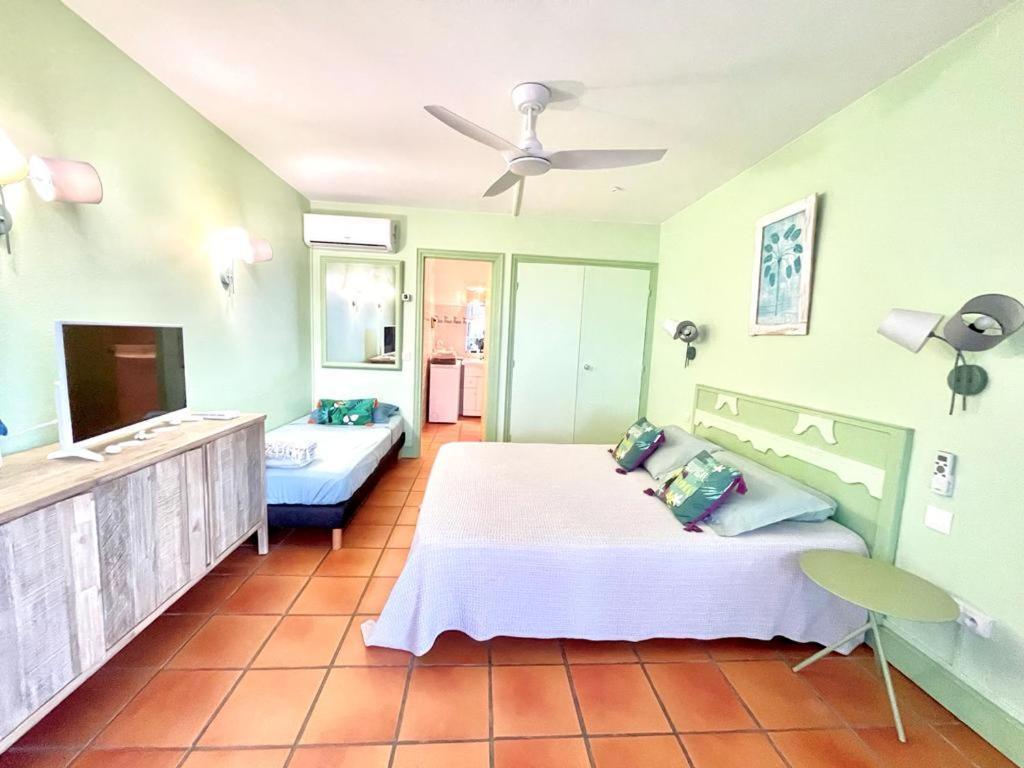 Guadeloupe- Saint-Francois- Residence Anse Des Rochers - Appartement Quart De Villa Etage - Vue Mer- 4 Personnes - Lit Bebe Sur Demande - Citerne Et Wifi Prives -Animaux Ok-Acces Plage Direct -Apnee Bien-Etre Experience Sur Demande Avec Instructeur A Esterno foto