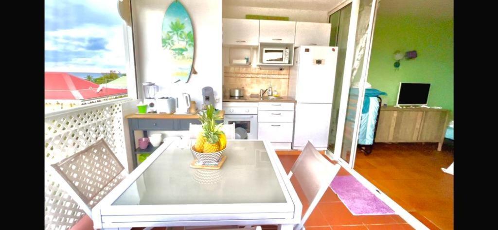 Guadeloupe- Saint-Francois- Residence Anse Des Rochers - Appartement Quart De Villa Etage - Vue Mer- 4 Personnes - Lit Bebe Sur Demande - Citerne Et Wifi Prives -Animaux Ok-Acces Plage Direct -Apnee Bien-Etre Experience Sur Demande Avec Instructeur A Esterno foto