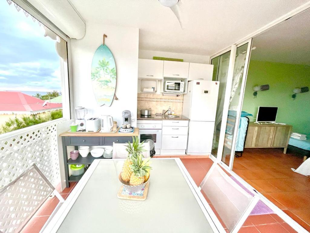 Guadeloupe- Saint-Francois- Residence Anse Des Rochers - Appartement Quart De Villa Etage - Vue Mer- 4 Personnes - Lit Bebe Sur Demande - Citerne Et Wifi Prives -Animaux Ok-Acces Plage Direct -Apnee Bien-Etre Experience Sur Demande Avec Instructeur A Esterno foto